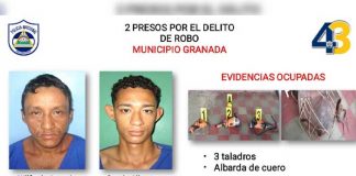 Policía pone tras las rejas a homicida y supuestos delincuentes en Nicaragua