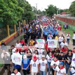 Foto: Familias de Masaya, Ometepe y Jinotega participan en caminata por la paz de Nicaragua / TN8