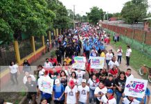 Familias de Masaya, Ometepe y Jinotega participan en caminata por la paz de Nicaragua Foto: Familias de Masaya, Ometepe y Jinotega participan en caminata por la paz de Nicaragua / TN8