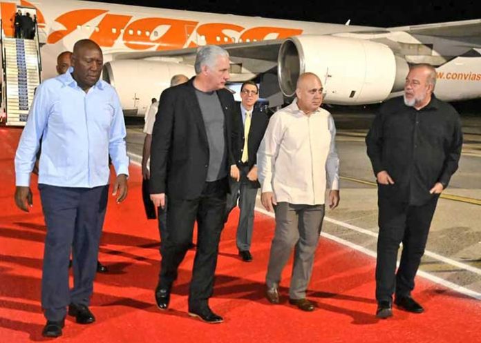 1 Foto: Presidente cubano regresa tras exitosa gira por Europa / Cortesía