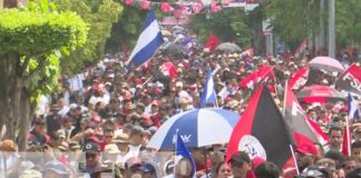 Foto: Miles de nicaragüenses conmemoraron el 44 aniversario del repliegue al vapor / TN8
