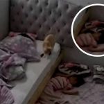 ¡Qué miedo! Supuesta entidad maligna arrastra a una niña debajo de la cama