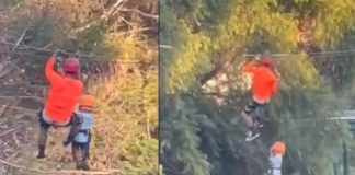 Espeluznante video: Niño de 6 años se cae de una tirolesa en Monterrey