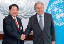 Secretario General de Naciones Unidas y el Canciller Denis Moncada sostienen reunión