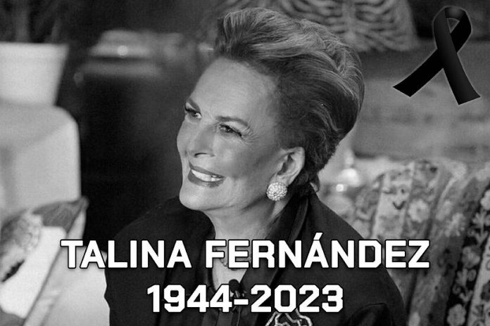 1 Fallece Talina Fernández “Dama del buen decir”, a los 78 años de edad