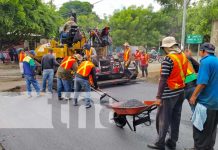 Familias del barrio Manuel Fernández, Managua, estrenan calles nuevas Familias del barrio Manuel Fernández estrenan calles nuevas
