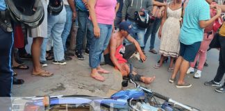 Posible imprudencia deja a motorizado lesionado en Granada