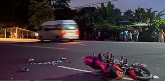 Foto: Un lesionado tras accidente provocado por vehículo que se dio a la fuga en Diriamba / TN8
