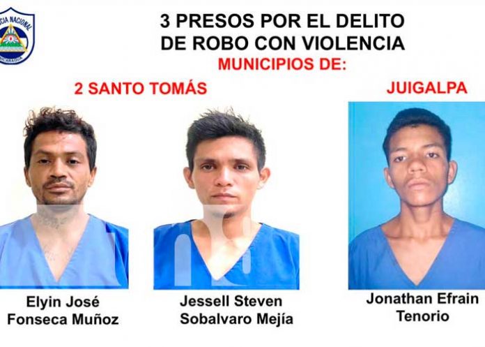 2- Foto: Policía Nacional presentó resultados de la desarticulación de una banda que operaba en Juigalpa / TN8