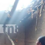 Daños estructurales en vivienda y caminos afectados por lluvias en Somoto Daños estructurales en vivienda y caminos afectados por lluvias en Somoto