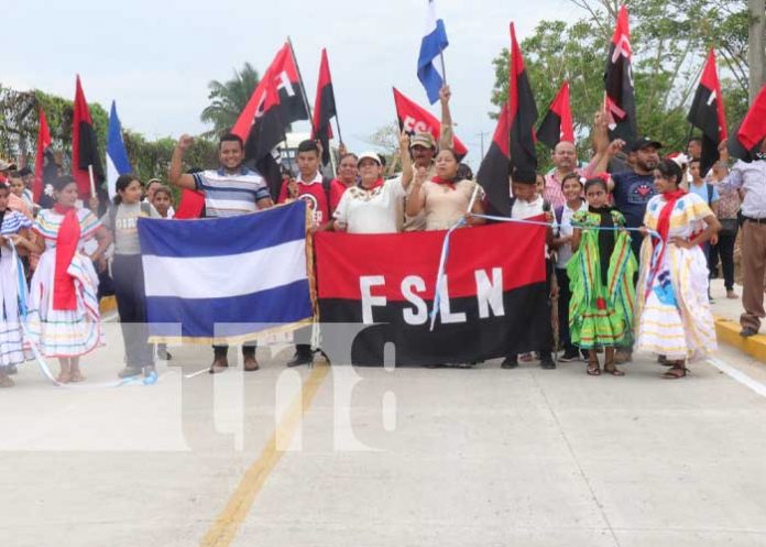 Foto: Entregan 200 metros de calle de concreto hidráulico en Siuna / TN8