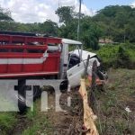 ¿Venía ebrio? Exceso de velocidad provoca accidente en Matiguás Foto: ¿Venía ebrio? Exceso de velocidad provoca accidente en Matiguás / TN8