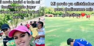 Invita a familia a verlo jugar fútbol y no le meten al partido