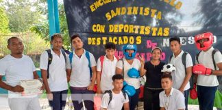 Encuentro Orgullo Sandinista con deportistas de Nandaime