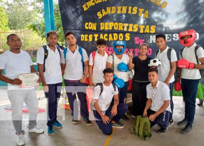 Encuentro Orgullo Sandinista con deportistas de Nandaime
