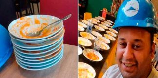 Un hombre aprovechó la promoción buffet, hartandosé 15 platos y lo echan