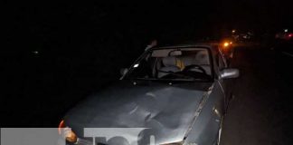 Foto: ¡Clase regalo! Peatón es impactado por vehículo en Diriomo / TN8
