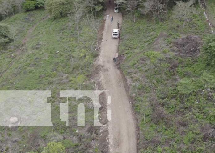 Alcaldía de La Libertad inauguró apertura de camino, en la Comunidad Cosmatillo