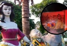 ¡Qué miedo! Graban a estatua de Blancanieves caminando en Veracruz ¡Qué miedo! Graban a estatua de Blancanieves caminando en Veracruz