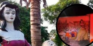 ¡Qué miedo! Graban a estatua de Blancanieves caminando en Veracruz