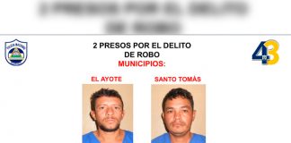 Tras las rejas 9 ciudadanos por distintos delitos en Chontales