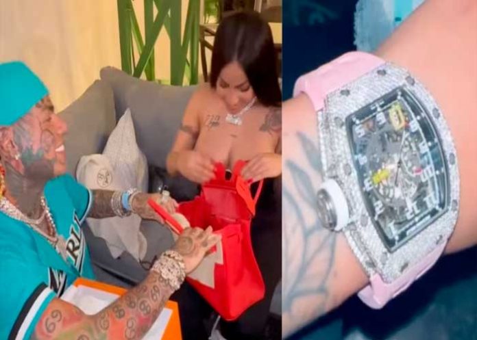 Yailin presume el lujoso regalo valorado en 500 mil dólares que le dio Tekashi