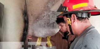Foto: Ocotal: Rápida intervención de Bomberos logra extinguir conato de incendio en vivienda / TN8