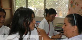 Aplican vacunas contra la influenza en los departamentos de Nicaragua