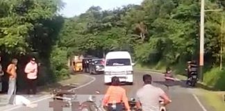 Aparatoso accidente en La Concepción-Ticuantepe
