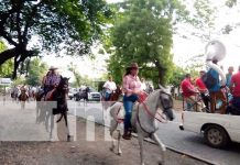 Ometepe se viste de gala con hermosa cabalgata en honor a Santa Ana Alegre cabalgata en honor a Santa Ana en Ometepe