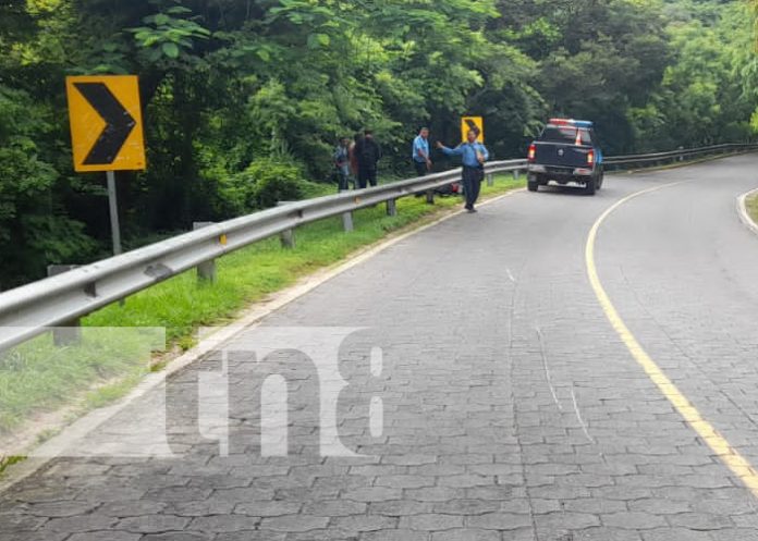 3 Foto: Salida de vía por poco y termina en tragedia de accidente de tránsito en Nueva Segovia / TN8