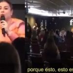 Influencer expulsa de charla a un oyente por pensar diferente sobre la obesidad Influencer da charla sobre la obesidad