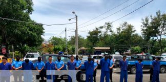Policía Nacional de la cara contra la delincuencia en Nicaragua