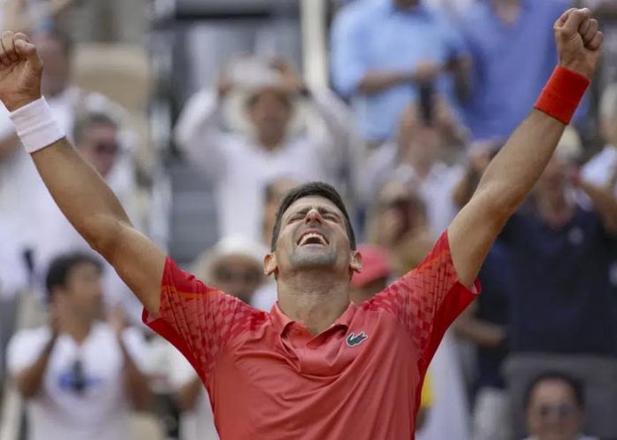 Novak Djokovic en la gloria Novak Djokovic gana otro Roland Garros