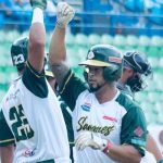 Cheslor Cuthbert bateó su sexto jonrón en Venezuela cheslor, cuthbert, samanes, aragua, béisbol,