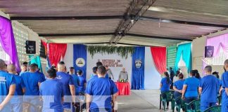 Reos reciben reconocimiento por parte de “autoridades del sistema penitenciario de Waswali en Matagalpa.”.
