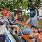 ¡Milagro! Abuelito es encontrado con vida en la Laguna de Apoyo, Granada Foto: Encuentran a anciano en las laderas de la Laguna de Apoyo / TN8