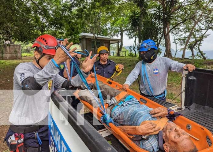 Foto: Encuentran a anciano en las laderas de la Laguna de Apoyo / TN8