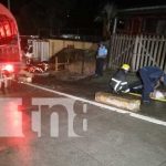 Joven muere en Bluefields, minutos después de pedir en un bar «La Cruz de Madera» Foto: Mortal accidente de tránsito en Bluefields / TN8