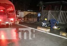 Joven muere en Bluefields, minutos después de pedir en un bar «La Cruz de Madera» Foto: Mortal accidente de tránsito en Bluefields / TN8
