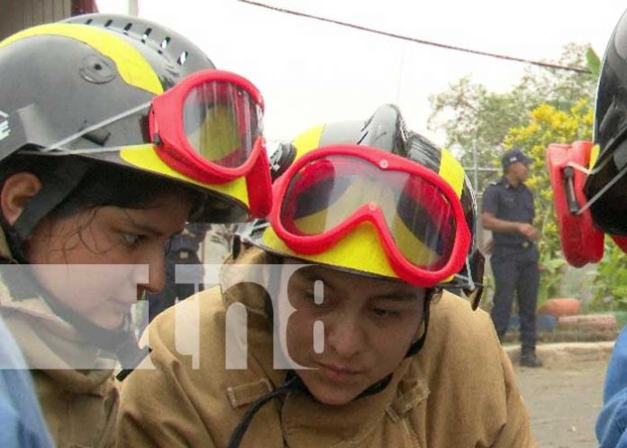 Foto: Mujeres bomberas de Nicaragua / TN8