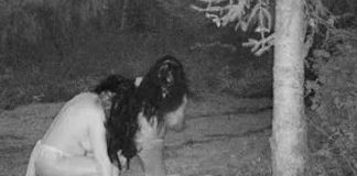 Captan a 'brujas" semidesnudas comiendo cadáveres