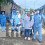 Trabajo organizado para eliminar zancudos en el Distrito VI de Managua Foto: Aplicación de BTI en barrios de Managua / TN8