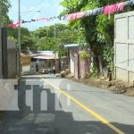 Familias del barrio Arges Sequeira en Managua estrenan calles Foto: Nuevas calles en barrios de Managua / TN8
