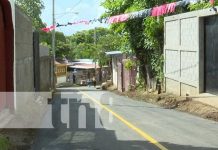 Familias del barrio Arges Sequeira en Managua estrenan calles Foto: Nuevas calles en barrios de Managua / TN8