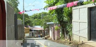 Foto: Nuevas calles en barrios de Managua / TN8