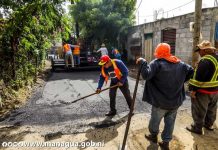 Barrio Oswaldo Manzanares en Managua estrena dos tremendas calles Foto: Nuevas calles en barrios de Managua / Cortesía
