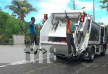 Familias estrenan nuevo camión de limpieza en la Isla de Ometepe
