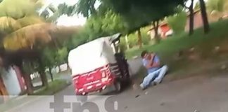 Foto: Fuerte accidente de tránsito en Villa El Sol, Managua / TN8