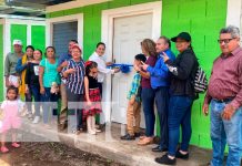 Entregan 10 viviendas dignas del Programa Bismarck Martínez en Chinandega